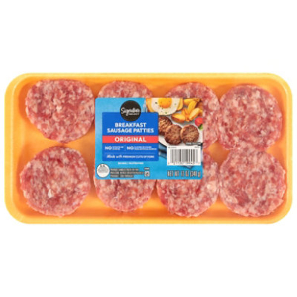 Signature SELECT Sausage Patties, Breakfast, Original