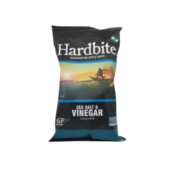 Hardbite Chips, Potato, Handcrafted, Sea Salt & Vinegar