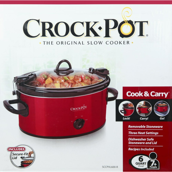 Kroger Crockpot Slow Cooker, Oval, Original, 6 Quart SameDay Delivery