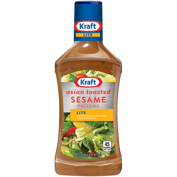 Kraft Salad Dressing Toasted Sesame Asian Lite Dressing from QFC
