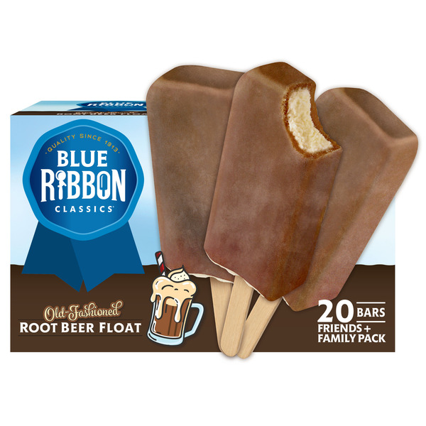 Blue Ribbon Classics Root Beer Frozen Treat Bars, 20pk Same-Day