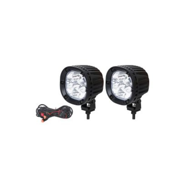 Traveller 4,500-Lumen LED Offroad Lights with Amber Halo, 4.7 in., 2-Pack