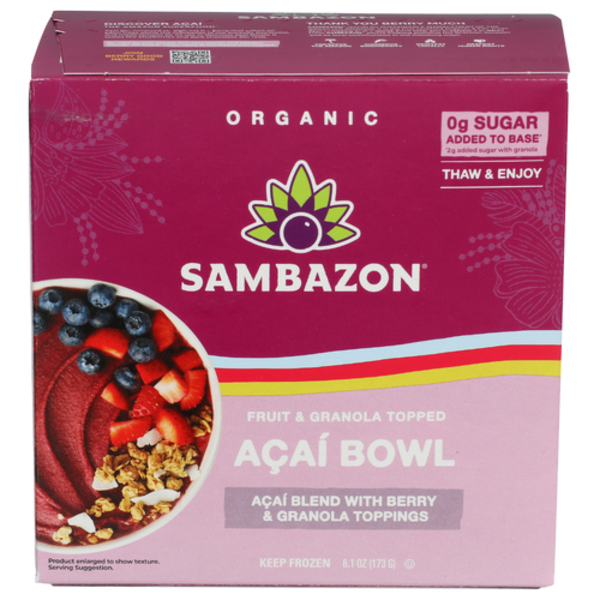 Sambazon Organic Berry Blend Acai Bowl