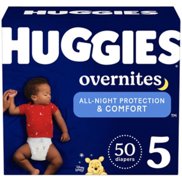 Huggies Size 5 Overnites Baby Diapers