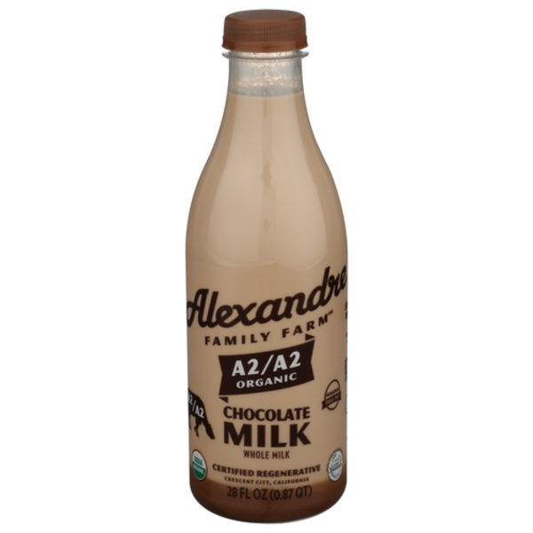 Alexandre Family Farms Organic Chocolate A2/A2 4% Whole Milk Same