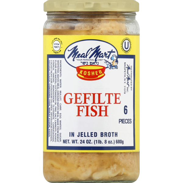 Meal Mar Kosher Gefilte Fish In Jelled Broth (24 oz) Instacart