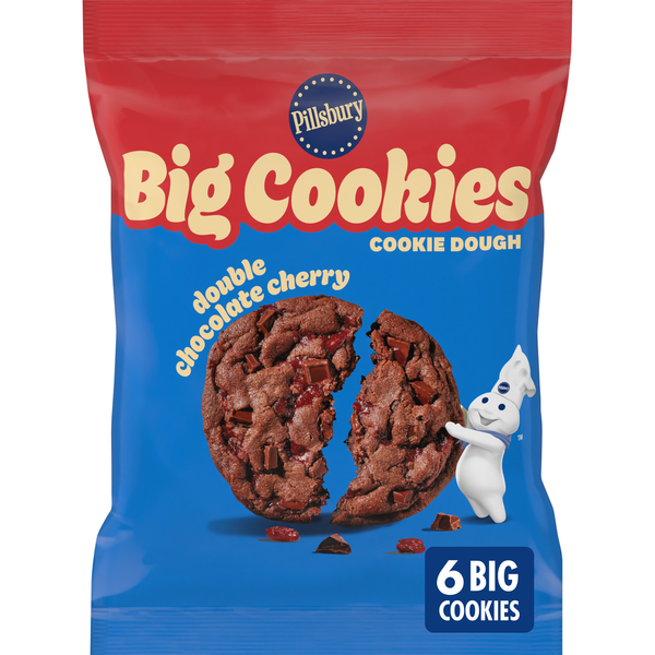 Pillsbury Ready to Bake! Big Cookies Double Chocolate Cherry