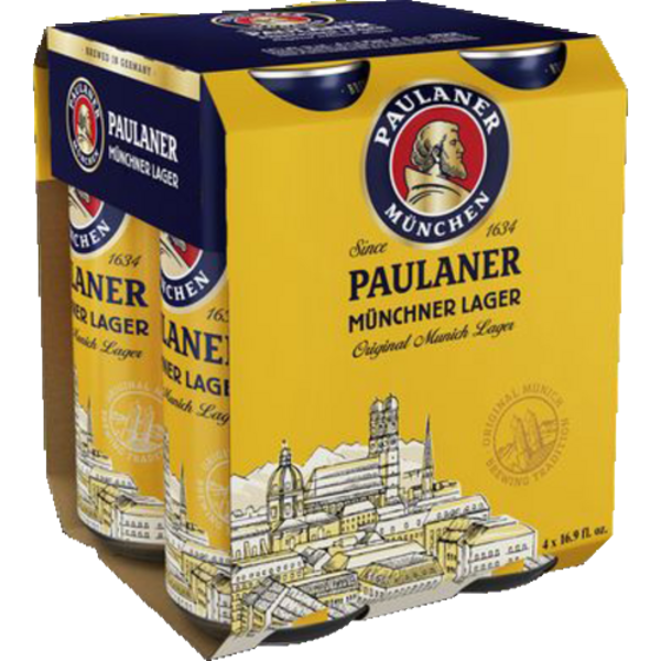 Paulaner Original Munich Lager 4 Pack Cans