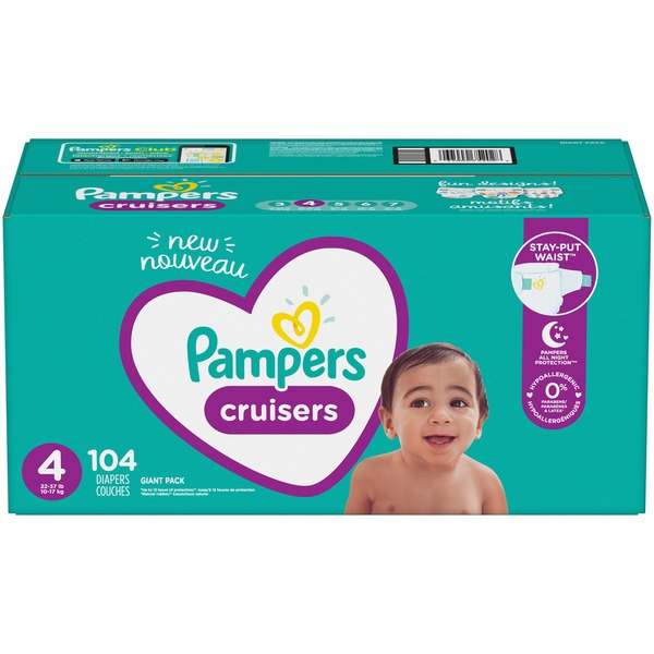 pampers large size