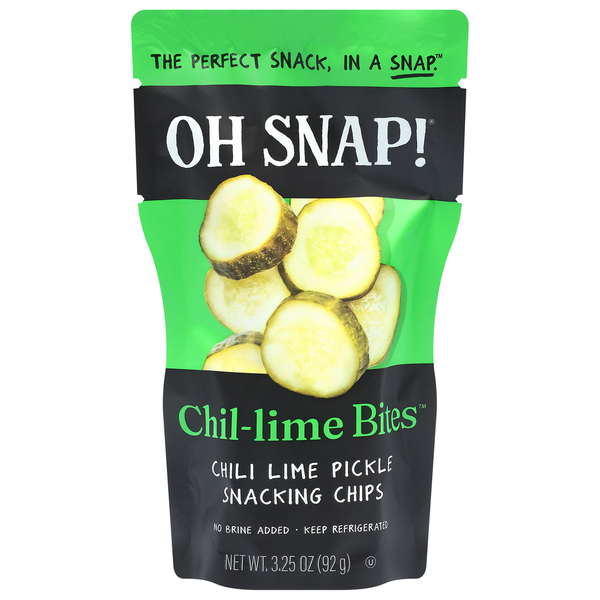 OH SNAP! Chil-Lime Bites Pickle Snacking Chips Same-Day Delivery
