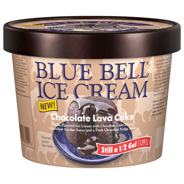 Blue Bell Brookie À La Mode Ice Cream