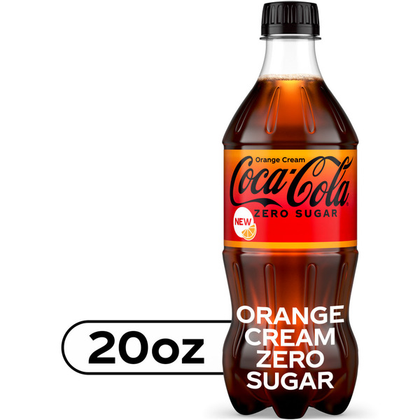 Coca Cola Zero Sugar Orange Cream Soda Same-Day Delivery or