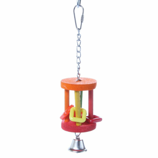 All Living Things Hanging Barrel Bird Toy - Multiple Colors