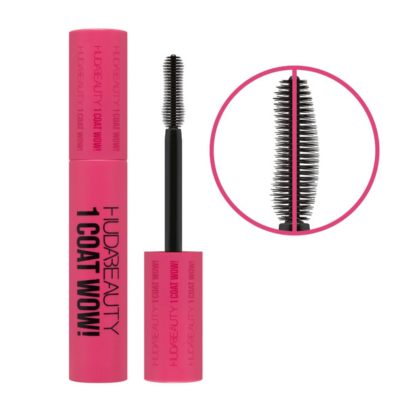 Huda Beauty 1 Coat WOW! Extra Volumizing and Lifting Mascara - Very Vanta - Extreme Black
