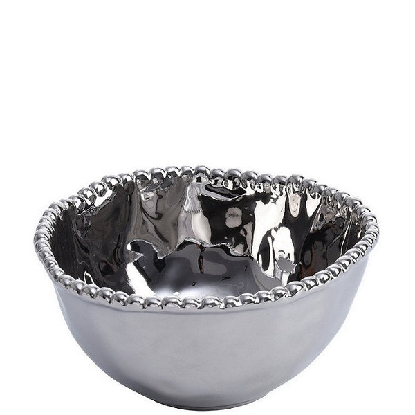 Pampa Bay Verona Silver Porcelain Small Bowl
