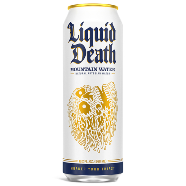 Liquid Death Mountain Natural Artesian Water