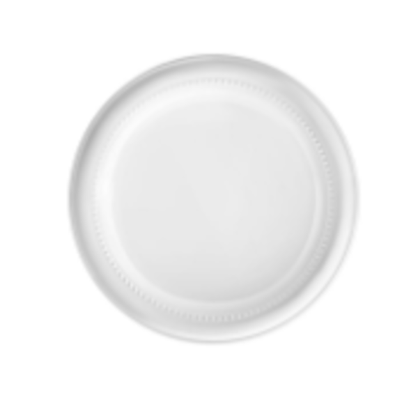 Darnel - 7" White Plate - 125 ct
