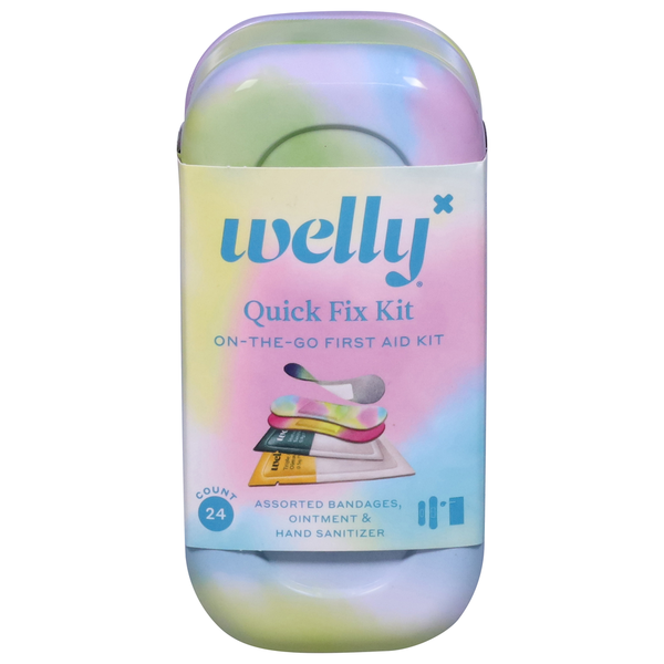 Welly Quick Fix Kit Colorwash - On-the-Go First Aid Kit Same-Day