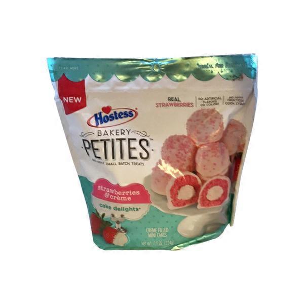 Hostess Bakery Petites Strawberries & Creme Filled Mini Cakes (7.9 oz