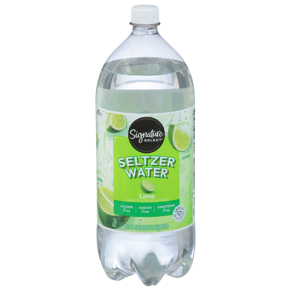 Signature SELECT Seltzer Water, Lime