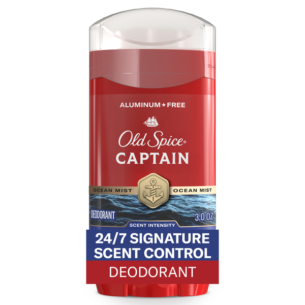 Old Spice Aluminum Free Deodorant for men, Captain Same-Day