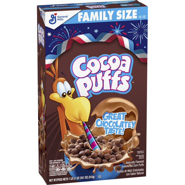 General Mills Cocoa Puffs Family Size Cereal