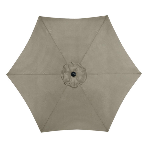 Living Accents Tiltable Market Umbrella - Taupe