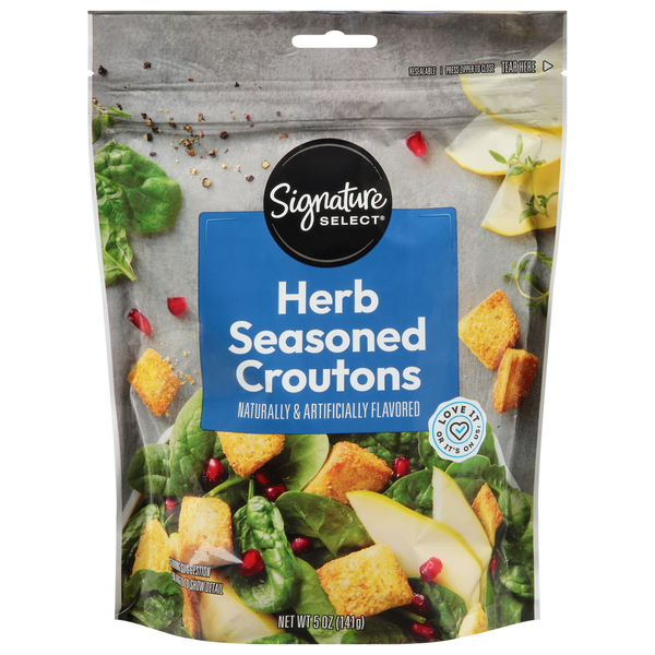 Signature SELECT Croutons, Herb Seasoned