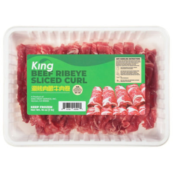 King Cheese Sliced Curl Beef Ribeye