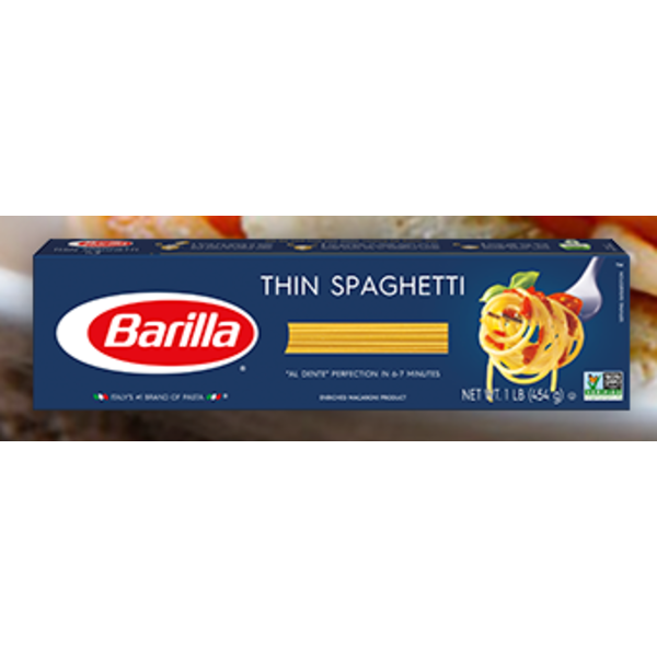 Barilla - Thin Spaghetti Pasta - 20 lbs