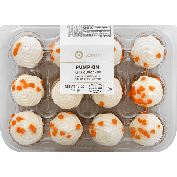 Publix Bakery Cupcakes, Pumpkin, Mini (10 oz) Instacart