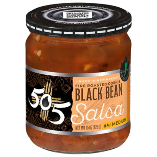 505 Southwestern Medium Fire Roasted Corn & Black Bean Salsa
