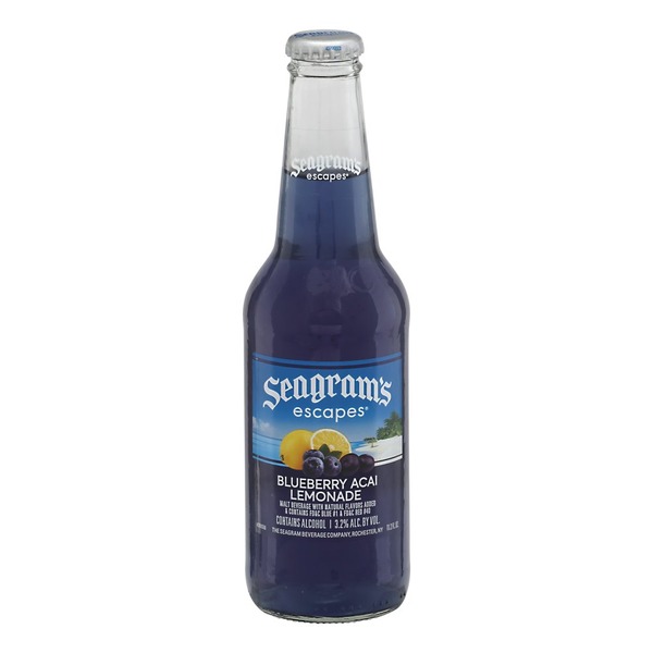 Seagrams Escapes Malt Beveragem Blueberry Acai Lemonade (11.2 oz