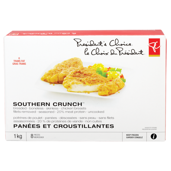 President's Choice Boneless Skinless Southern Crunch Chicken Breasts (8