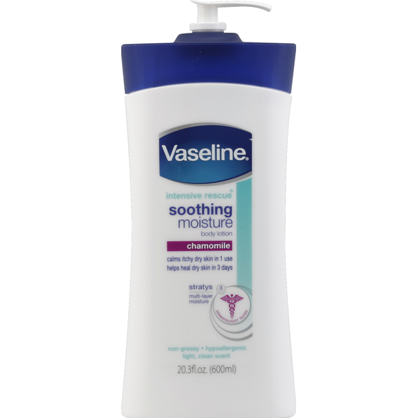 vaseline body lotion dry skin