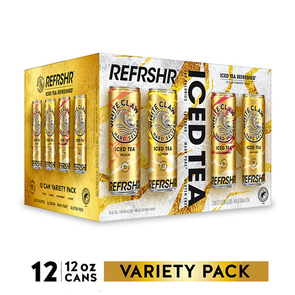 White Claw REFRSHR Hard Seltzer Variety Pack, 12 Pack, 12 fl oz