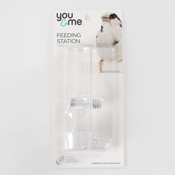 You & Me 4-Ounce Small Plastic Fountain Bird Feeder
