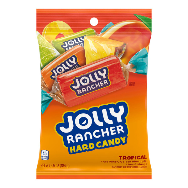 JOLLY RANCHER Tropical Fruit Flavored Hard Candy Bag, 6.5 oz Same