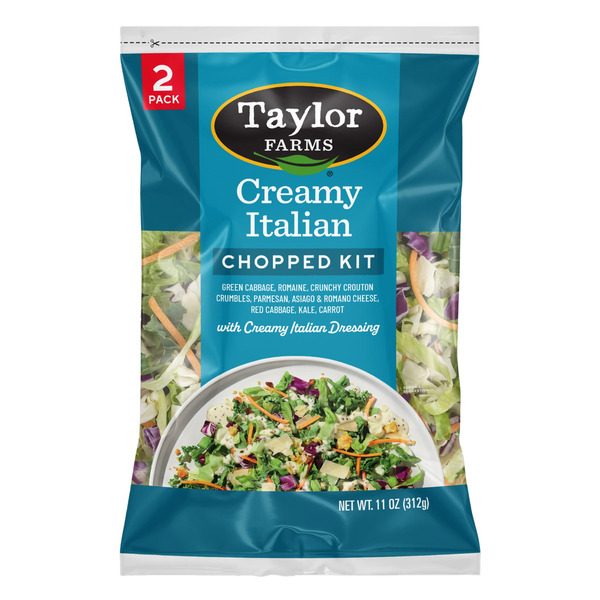 Creamy Italian Bagged Chopped Salad Kit, 11 oz, 2-count