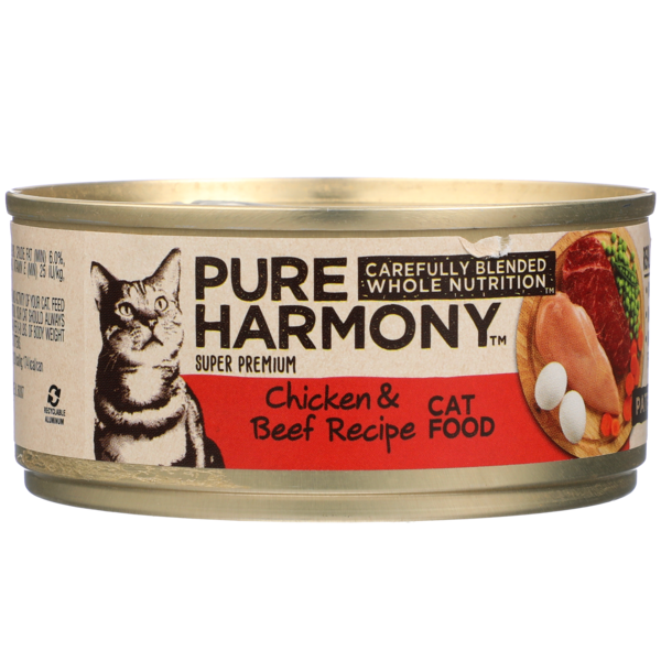 Pure Harmony Chicken & Beef Recipe Pate Cat Food (5.5 oz) Instacart