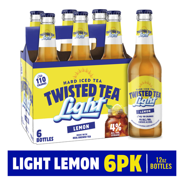 Twisted Tea Light, Hard Iced Tea (12 fl. oz. Bottle, 6pk.) Same