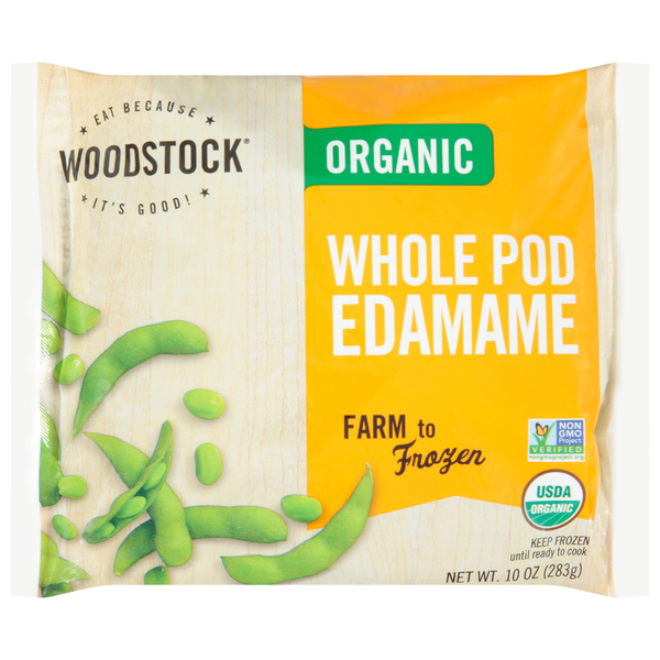 WOODSTOCK Organic Whole Pod Edamame Same-Day Delivery or
