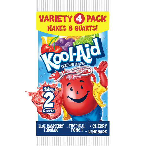Kool-Aid Variety Pack, Tropical Punch, Cherry, Blue Raspberry