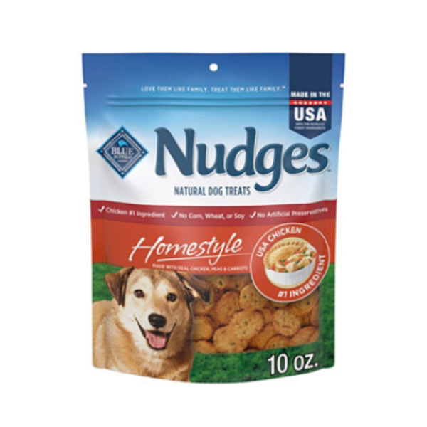 Blue Buffalo Nudges Homestyle Natural Dog Treats, Chicken