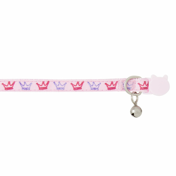 Whisker City Pink Princess Easy Release Kitten & Cat Collar