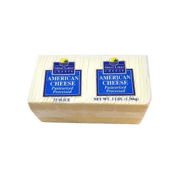 Great Lakes Cheese American Pasteurized Processed Cheese Slice (3 lb