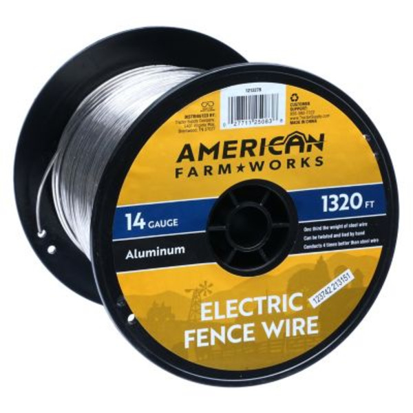 American Farm Works 1/4 Mile x 215 lb. Aluminum Electric Fence Wire
