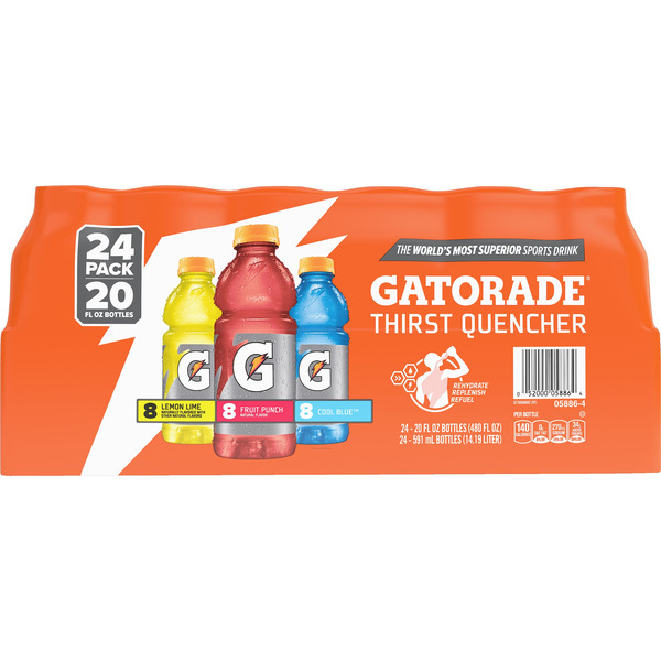 Gatorade 20 oz variety pack - 24 ct