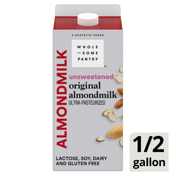 ShopRite Wholesome Pantry Organic Unsweetened Original Almondmilk Same ...