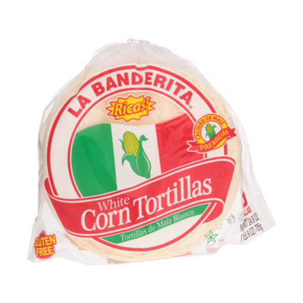 La Banderita White Corn Tortillas